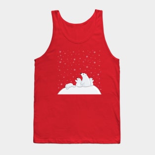 Polar Bear Family Tank Top